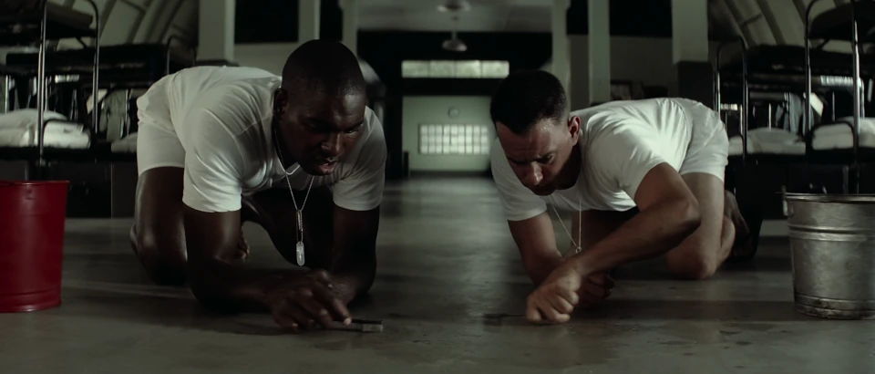 Forrest et Bouba à la corvée